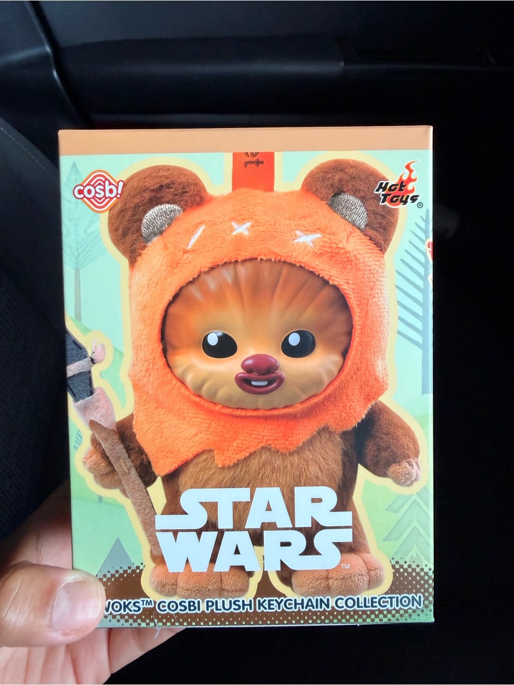 COSB! Orange and Brown Star Wars Ewok Plush Keychain